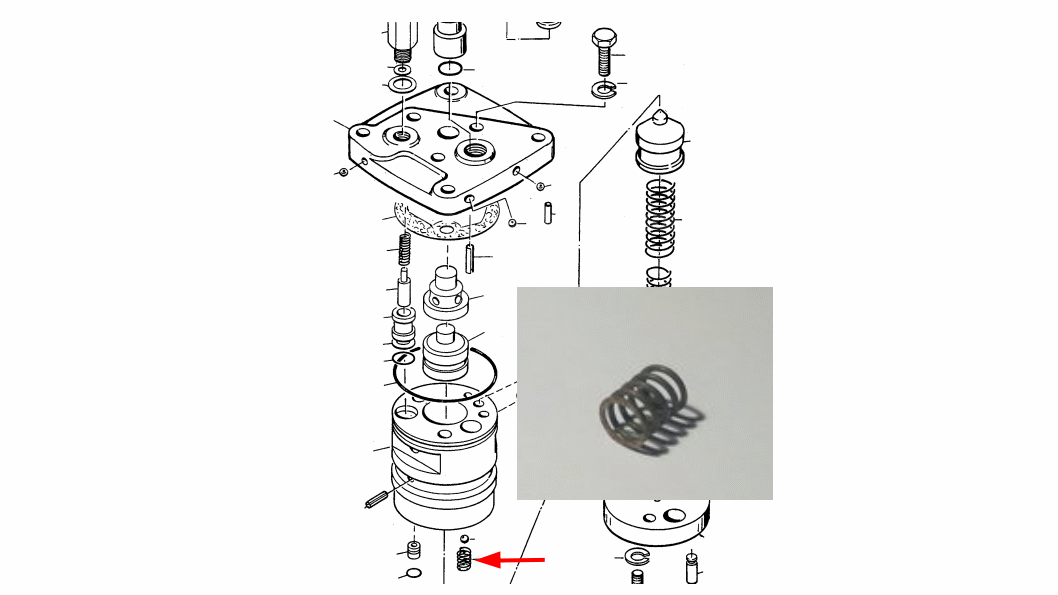 Transmission - Dæmperventil Fjeder / Spring Dampen valve