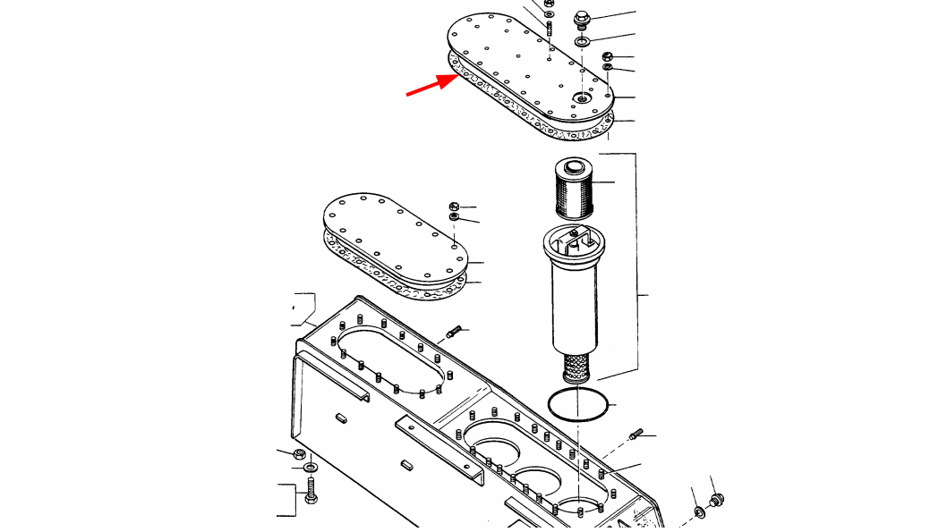 Hydraulik - Pakning Hyrauliktank