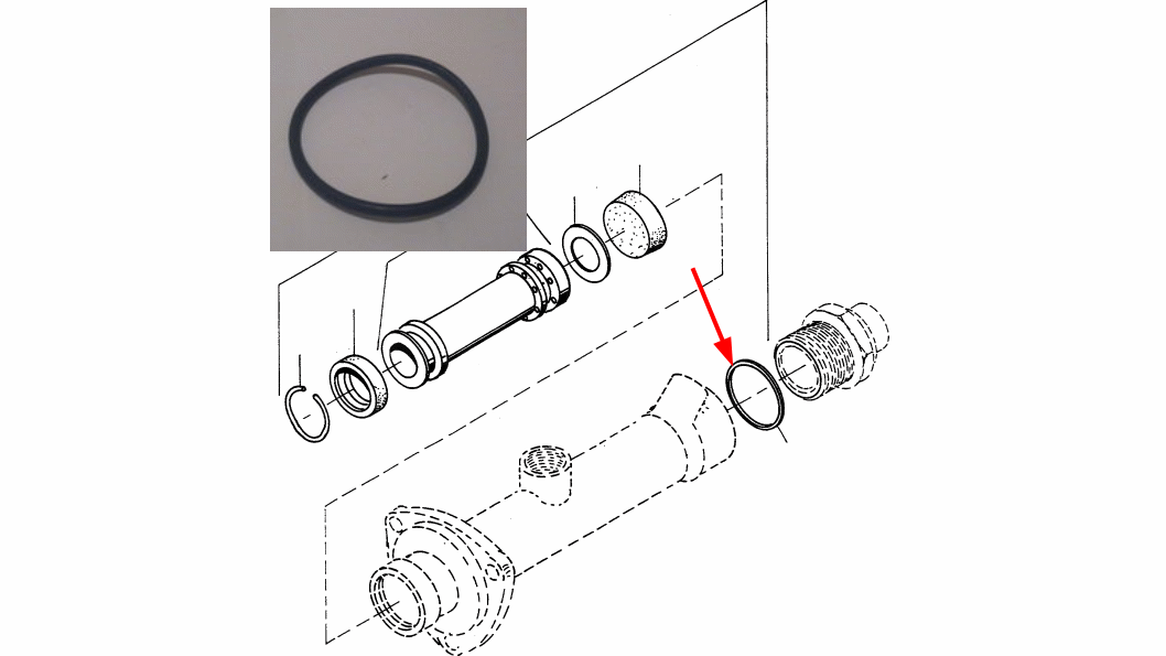 Bremser - Hovedcylinder O-ring
